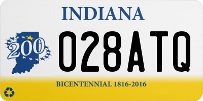 IN license plate 028ATQ
