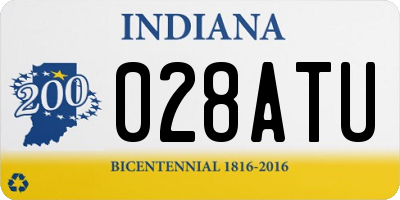 IN license plate 028ATU