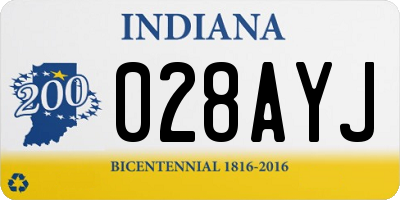 IN license plate 028AYJ