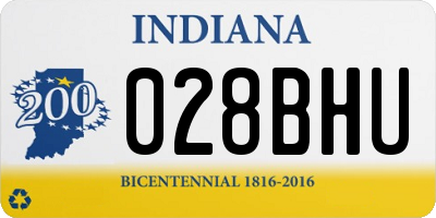 IN license plate 028BHU