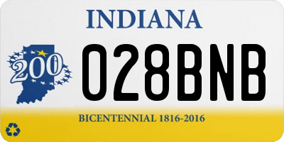 IN license plate 028BNB