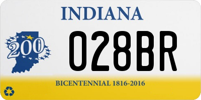 IN license plate 028BR