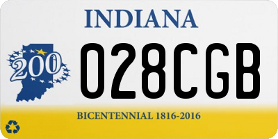 IN license plate 028CGB