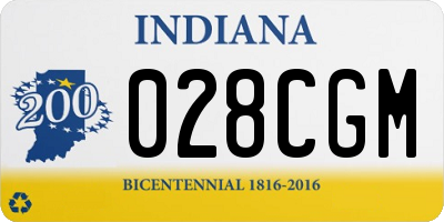 IN license plate 028CGM