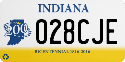 IN license plate 028CJE
