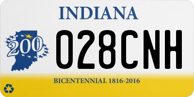 IN license plate 028CNH