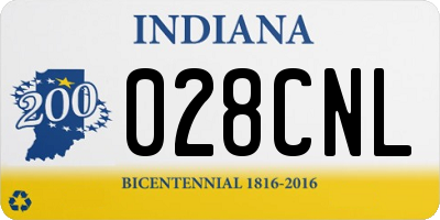 IN license plate 028CNL