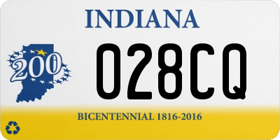 IN license plate 028CQ