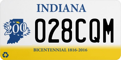 IN license plate 028CQM