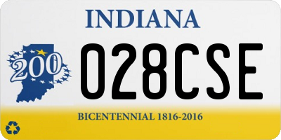 IN license plate 028CSE
