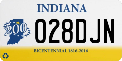 IN license plate 028DJN