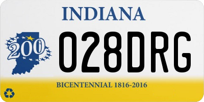 IN license plate 028DRG