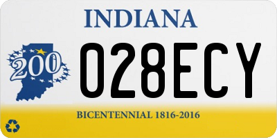 IN license plate 028ECY