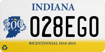 IN license plate 028EGO