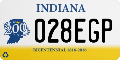 IN license plate 028EGP