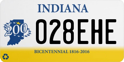 IN license plate 028EHE