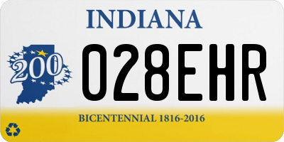 IN license plate 028EHR
