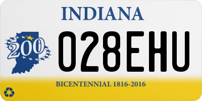 IN license plate 028EHU