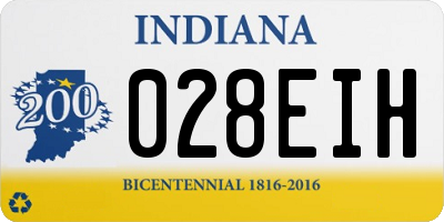 IN license plate 028EIH