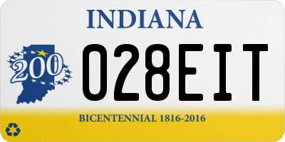 IN license plate 028EIT