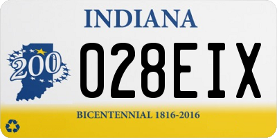 IN license plate 028EIX