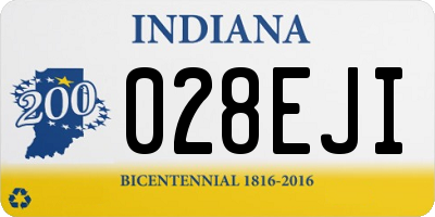 IN license plate 028EJI