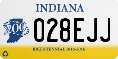 IN license plate 028EJJ