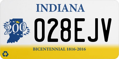 IN license plate 028EJV