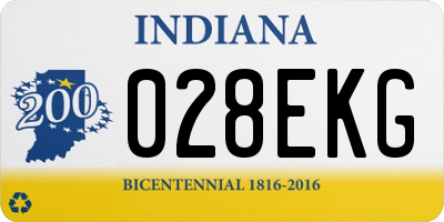 IN license plate 028EKG