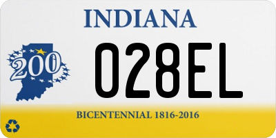 IN license plate 028EL