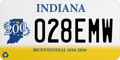 IN license plate 028EMW