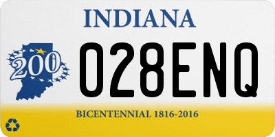 IN license plate 028ENQ