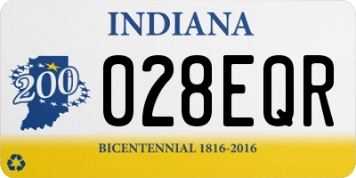 IN license plate 028EQR