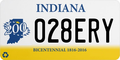 IN license plate 028ERY