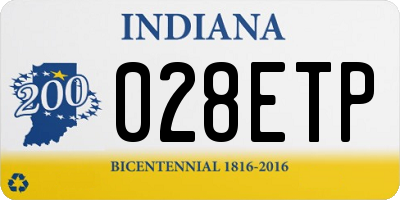 IN license plate 028ETP