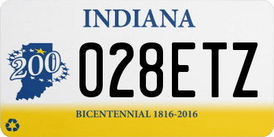 IN license plate 028ETZ