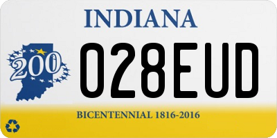 IN license plate 028EUD