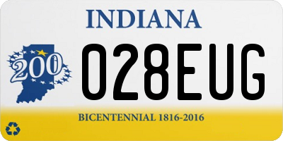 IN license plate 028EUG
