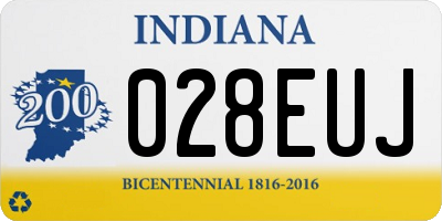 IN license plate 028EUJ