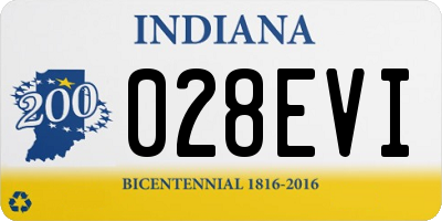 IN license plate 028EVI