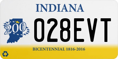 IN license plate 028EVT