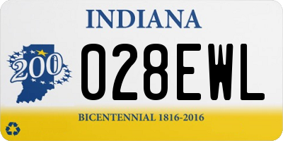 IN license plate 028EWL