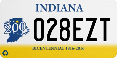 IN license plate 028EZT