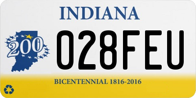 IN license plate 028FEU