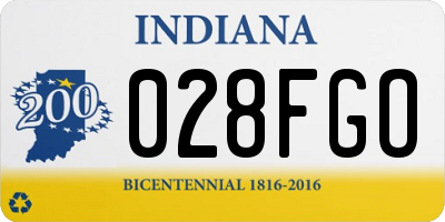 IN license plate 028FGO