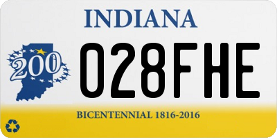 IN license plate 028FHE