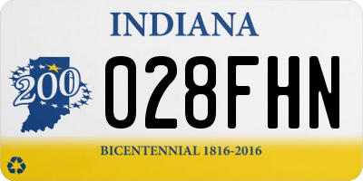 IN license plate 028FHN