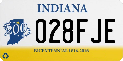 IN license plate 028FJE