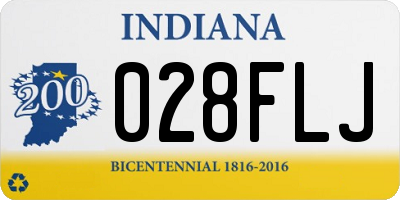 IN license plate 028FLJ