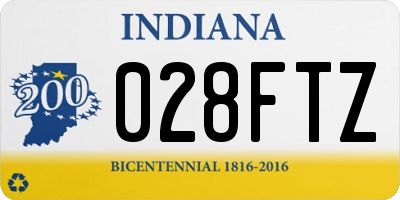 IN license plate 028FTZ
